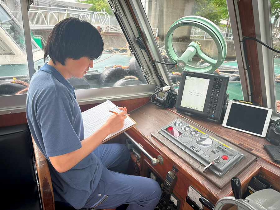 2022年入社の甲板員 S君